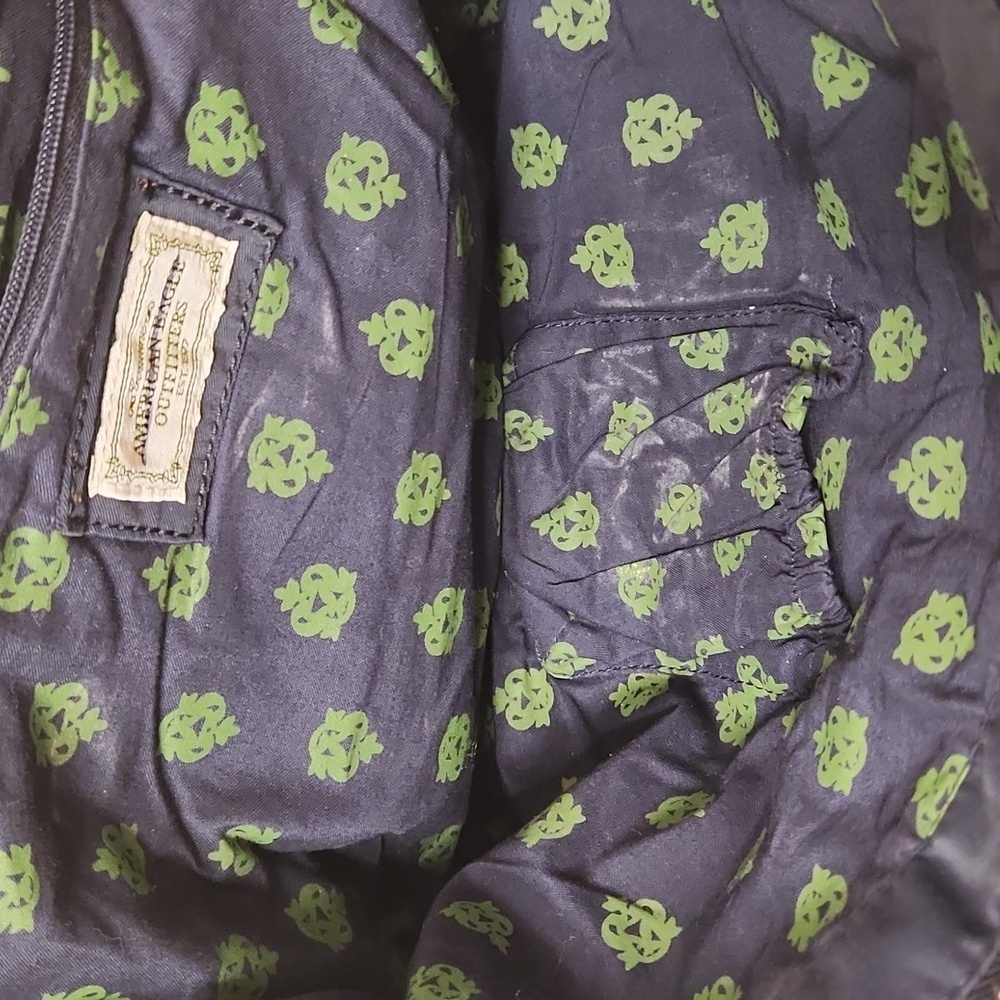 American Eagle Dark Blue Nylon/Cotton Canvas Tote Bag - Picture 13 of 13